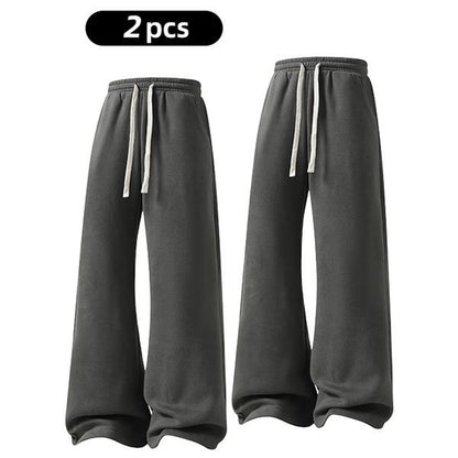 Women'S Comfy All-Season Drawstring Waist Pants, Casual Loose Fitting Cotton Trousers, Women'S Bottoms for Daily Life & Travel, Relaxed Fit