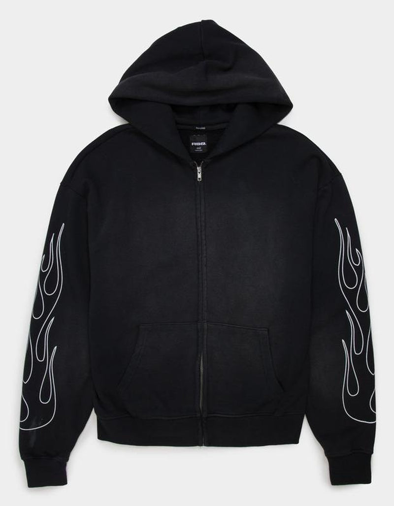 RSQ Mens Oversized Zip-Up Hoodie