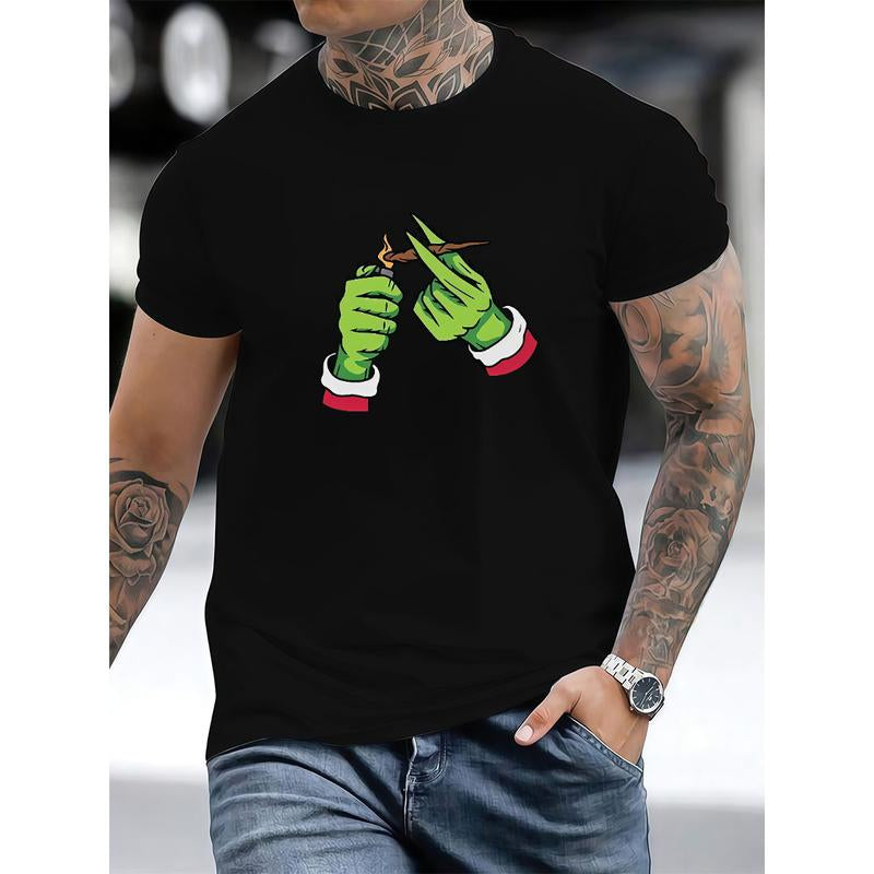 Character Lighting Christmas Season Graphic Design Unisex Hooded Sweatshirt for Men for Women Menswear Womenswear